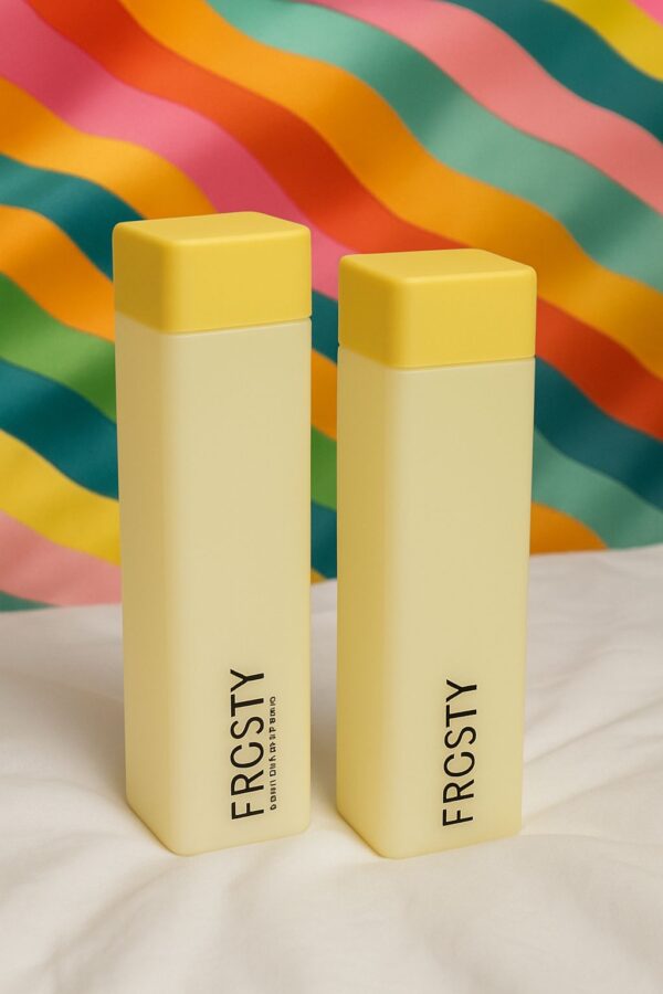 FROSTY YOUVIX Yellow Frosty Water Bottle 1000 ml Water Bottles