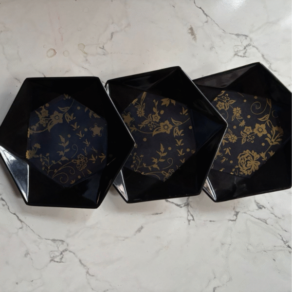 YOUVIX Royal Hexa Floral Bowl Set
