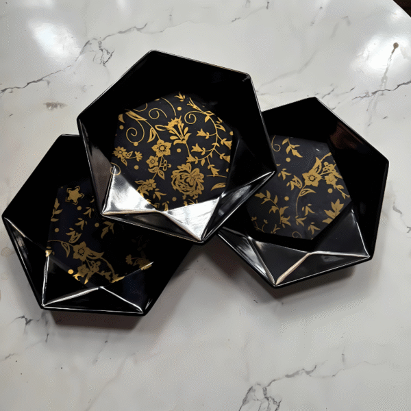 YOUVIX Royal Hexa Floral Bowl Set