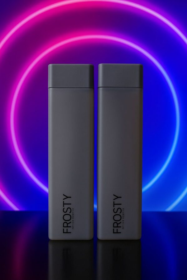 FROSTY YOUVIX Grey Frosty Water Bottle 1000 ml Water Bottles