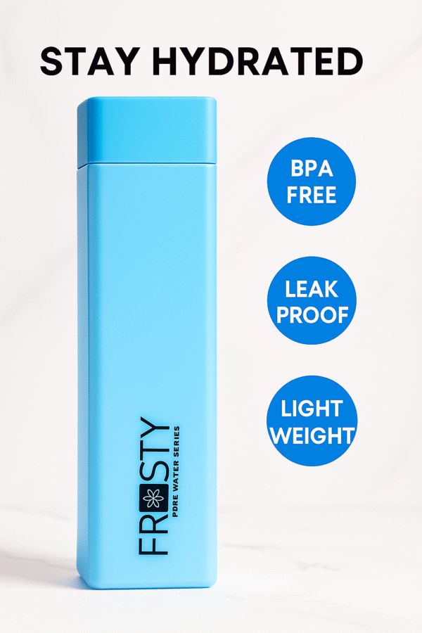 FROSTY YOUVIX Blue Frosty Water Bottle – 1000 ml